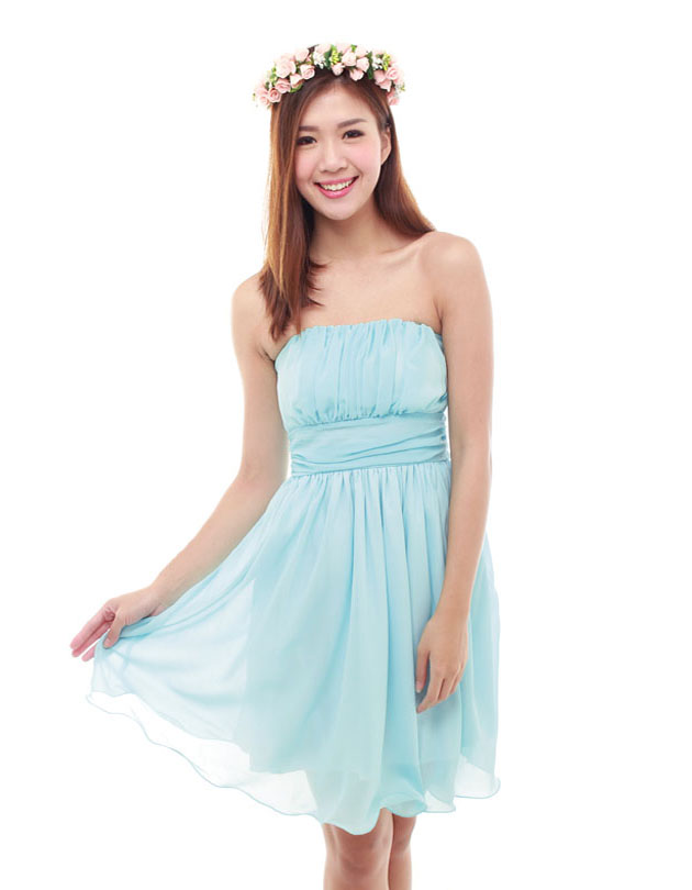 Holly Dress in Dreamy Blue